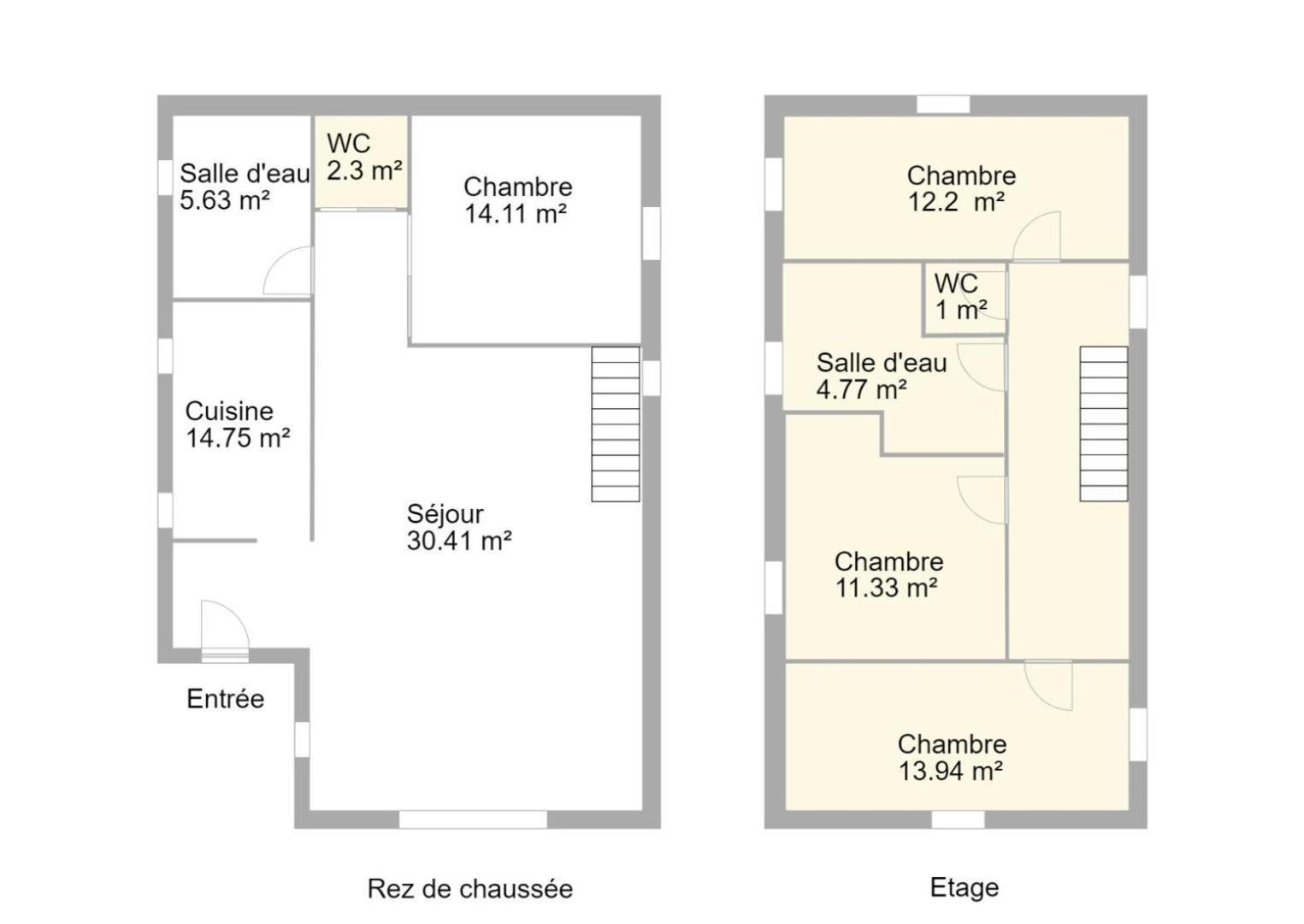 Gite Montbuisson 8/10 Personnes Villa Saint-Pierre-des-Tripiers ภายนอก รูปภาพ